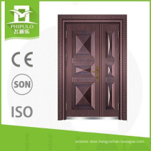 Son and mother copper door for exterior from Zhejiang